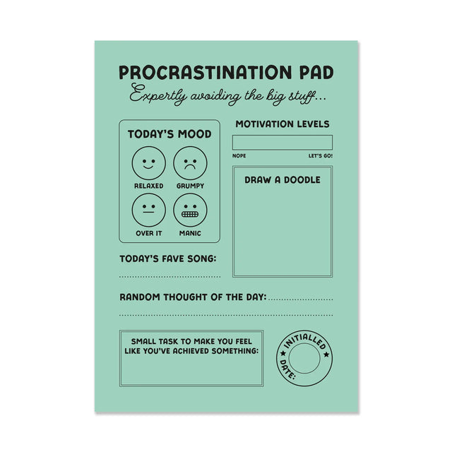 A6 Procrastination Pad