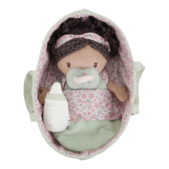Evi Soft Baby Doll In Basket
