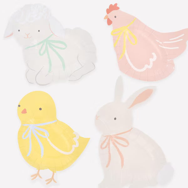 Spring Animal Plates