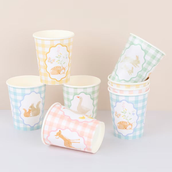 Little Animals Paper Cups