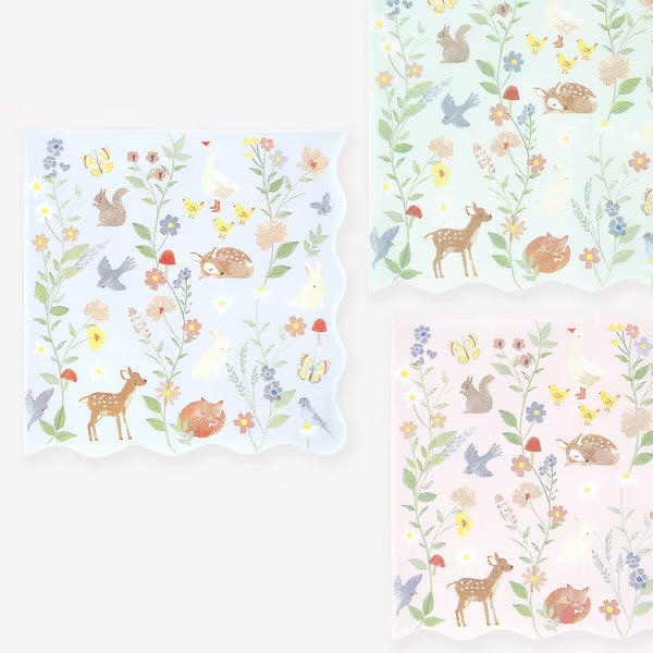 Little Animals Large Napkins