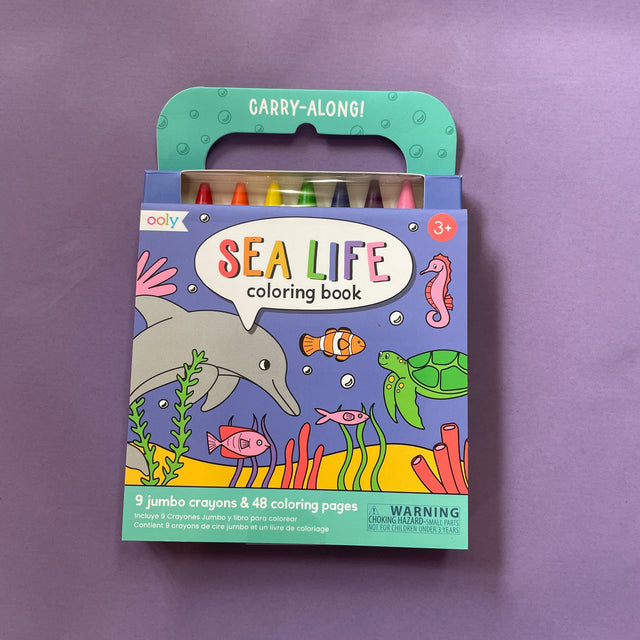 Sea Life Carry Along Colouring Book