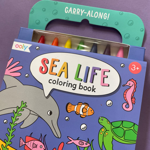 Sea Life Carry Along Colouring Book