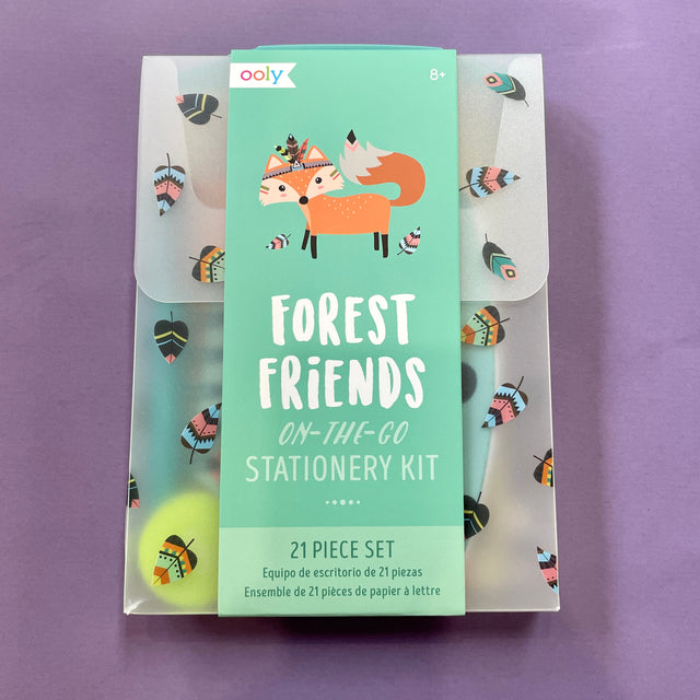 Forest Friends On The Go Stationery Set