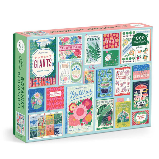 Ever Upwards Botanist Bookshelf Jigsaw Puzzle