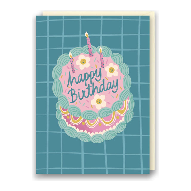 Daisy Birthday Cake Card
