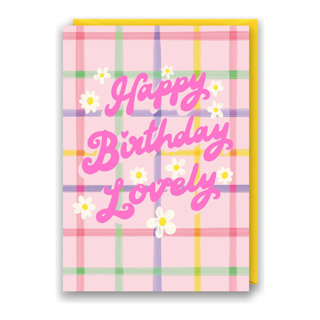 Lovely Birthday Check Card