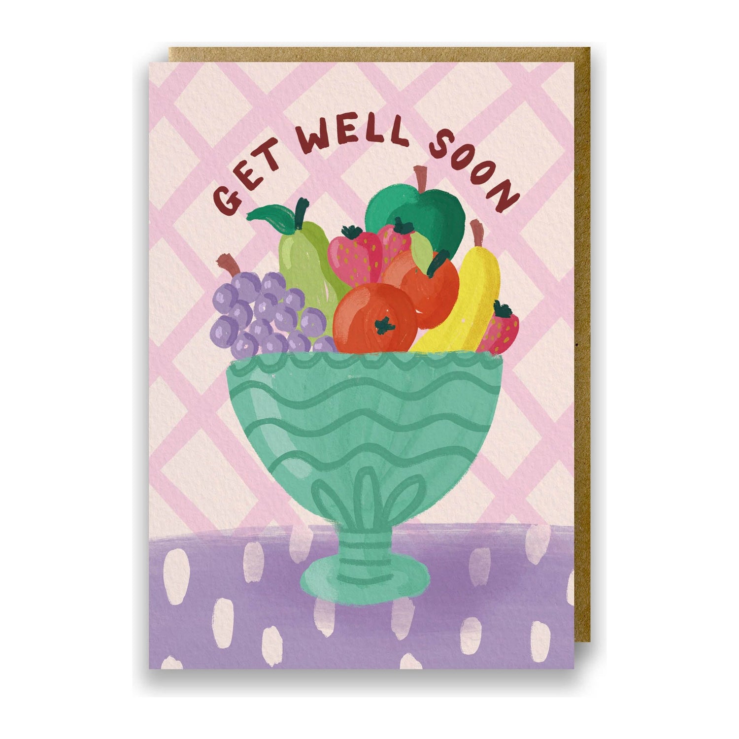 Get Well Fruit Bowl Card