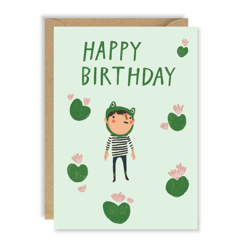 Cute Froggy Birthday Card