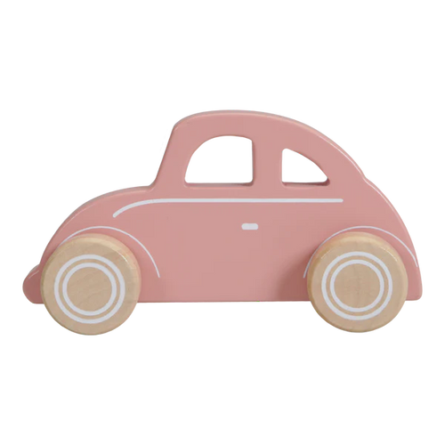 Wooden Pink Car