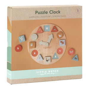 Wooden Puzzle Clock