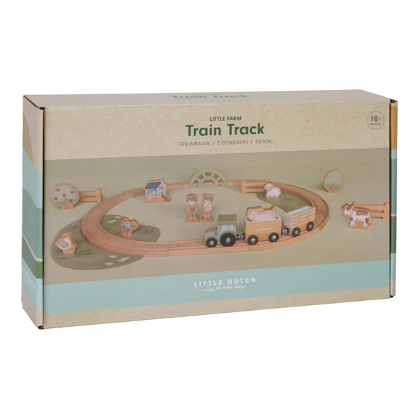 Little Farm Wood Train Track