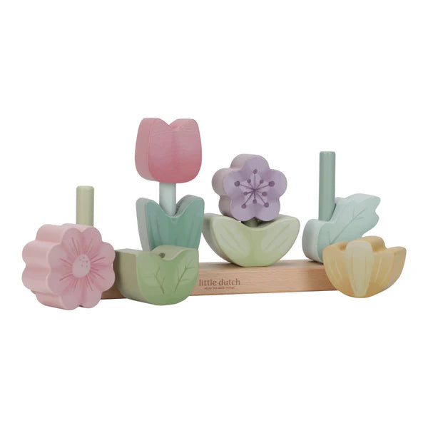Fairy Garden Flowers Stacking Puzzle