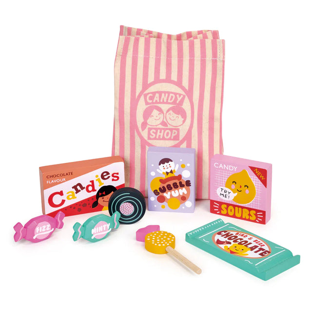 Wooden Candy Shop Bag Toy