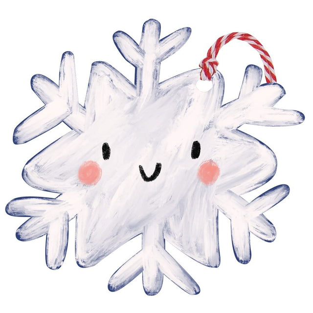 Happy Snowflake Gift Tags