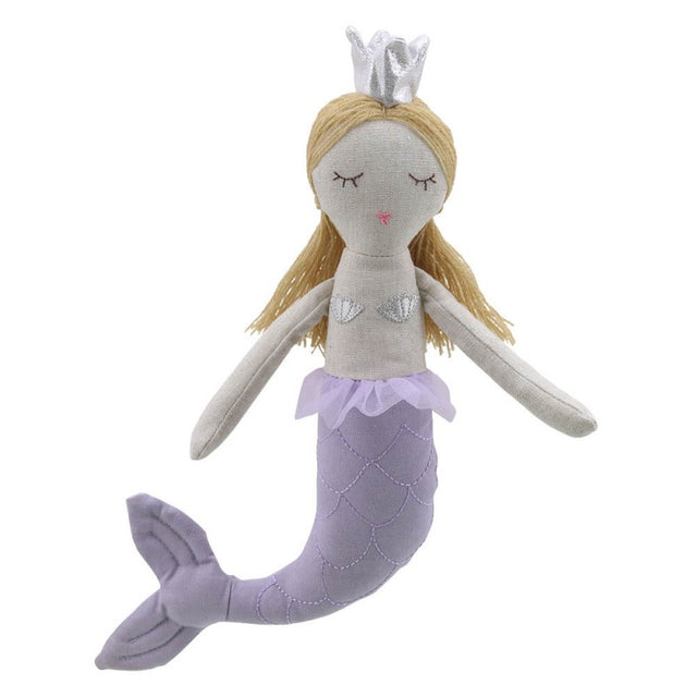 Blonde Hair Mermaid Linen Doll