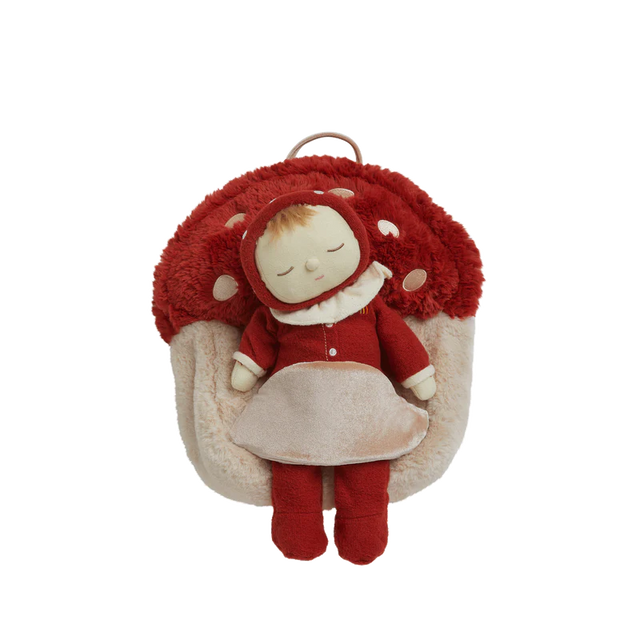 Red Hopalong Mushroom Backpack