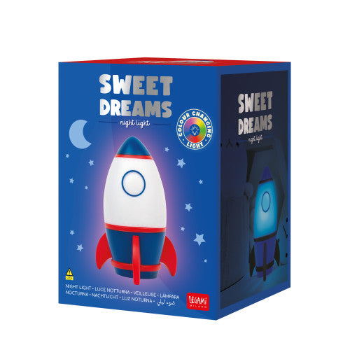 Space Rocket Night Light