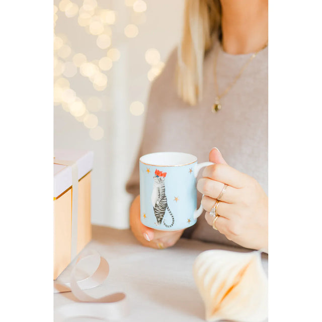 Festive Small Pussycat Mug
