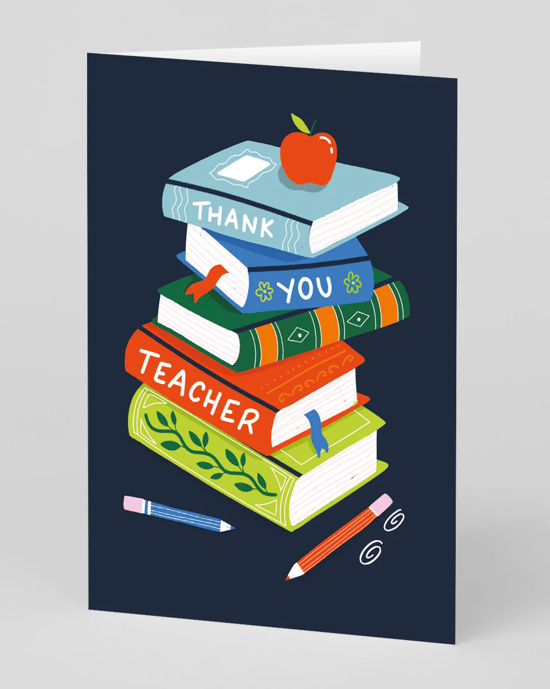 Thank You Teacher Books Card