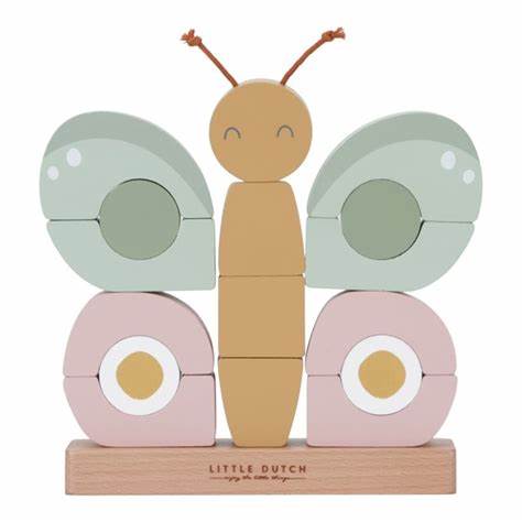 Wooden Stacking Butterfly Puzzle