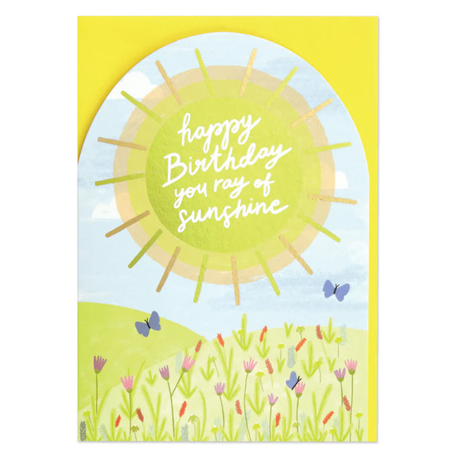 Ray Of Sunshine Birthday Card