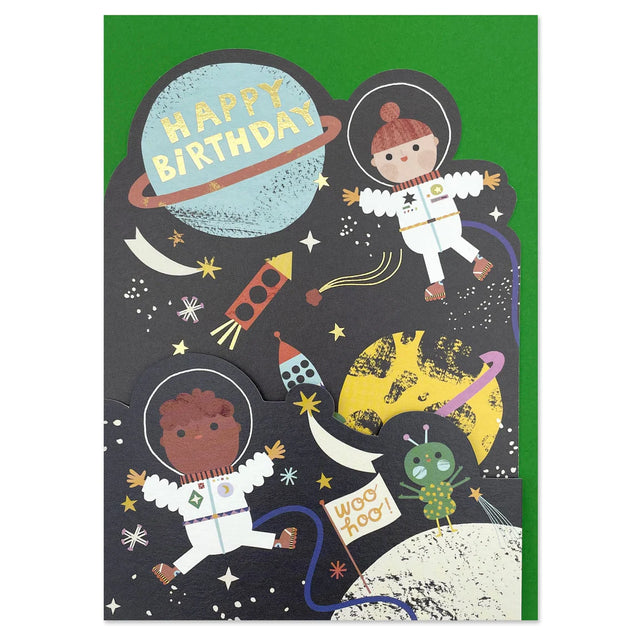 Fold Out Astronaut Card
