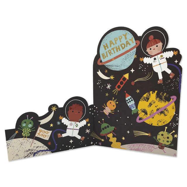 Fold Out Astronaut Card
