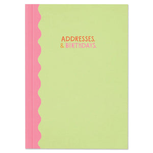 A6 Address And Birthday Notebook