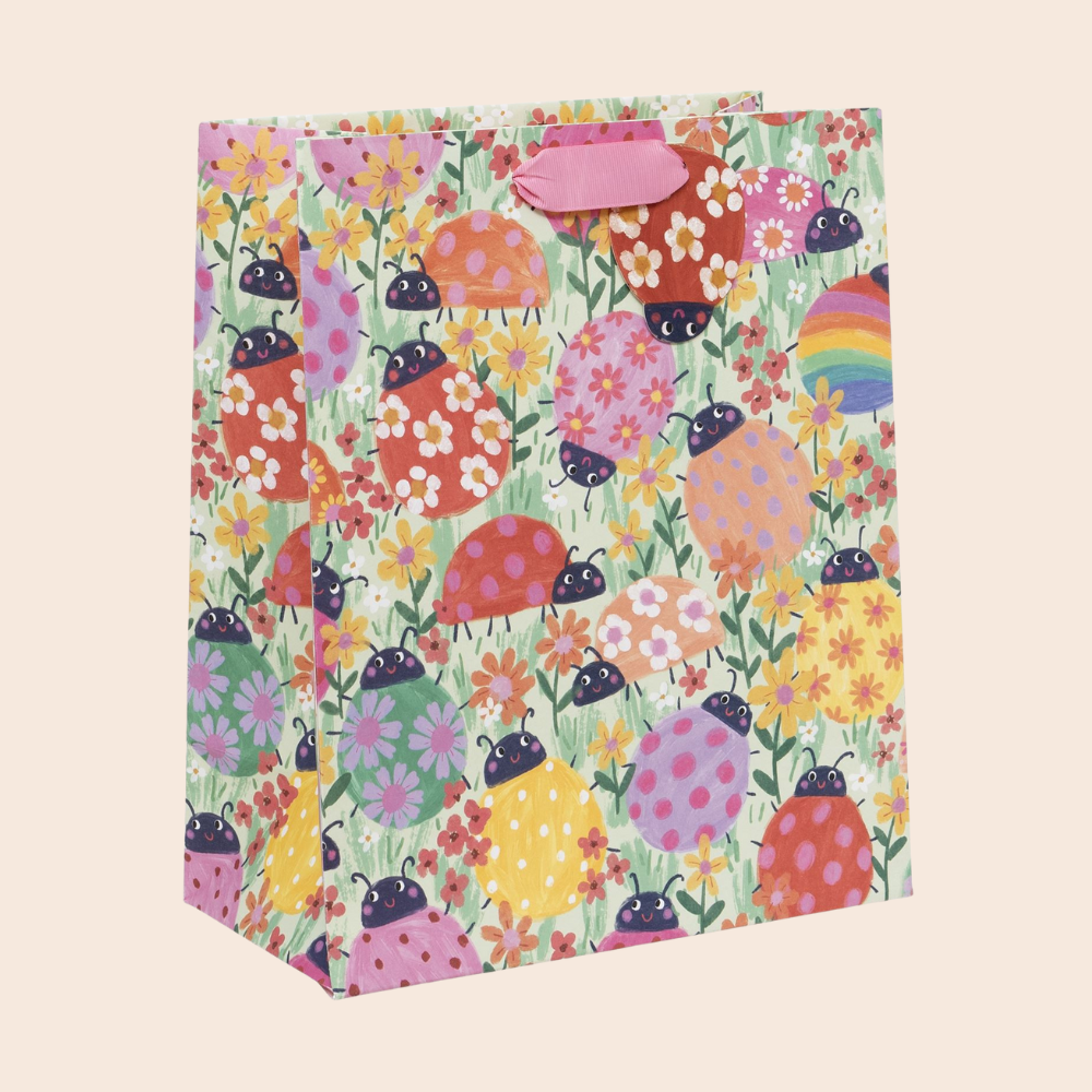 Large Loveable Ladybirds Gift Bag