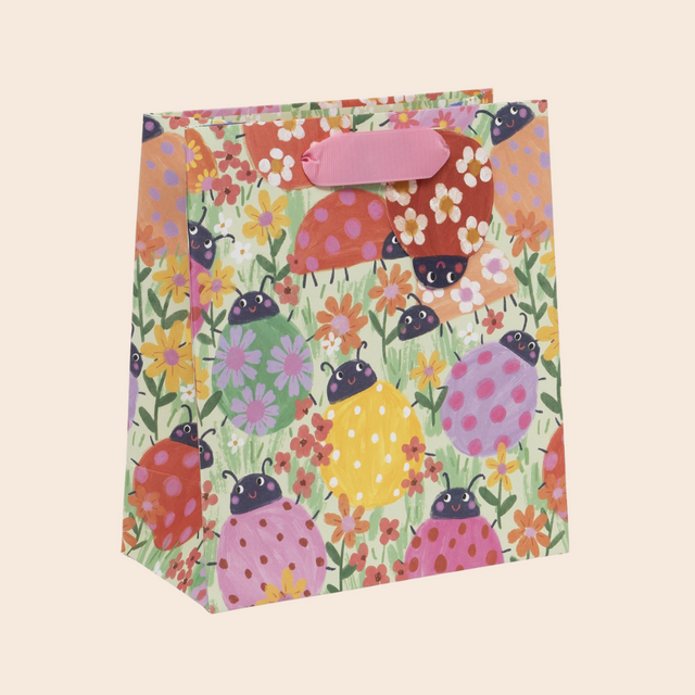Medium Loveable Ladybirds Gift Bag