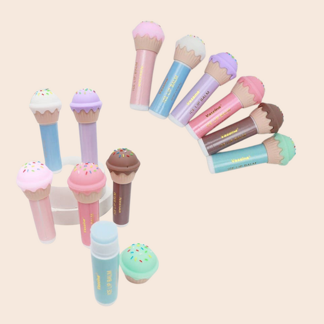 Ice Cream Lip Balms
