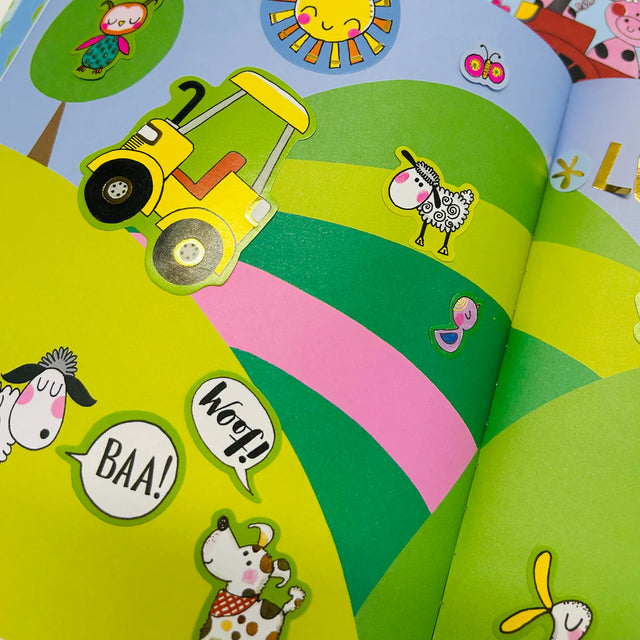 On The Farm Sticker Scene Book