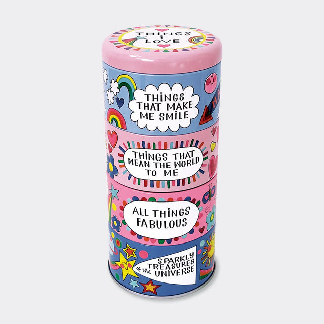 Things I Love Stacking Tins