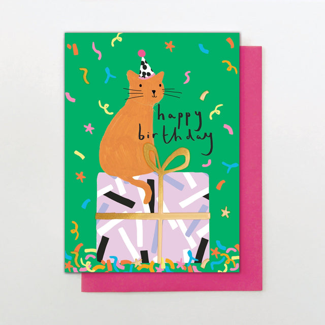 Birthday Cat Card