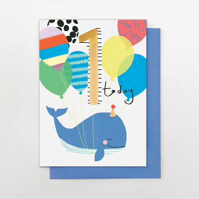 Age 1 Whale Card