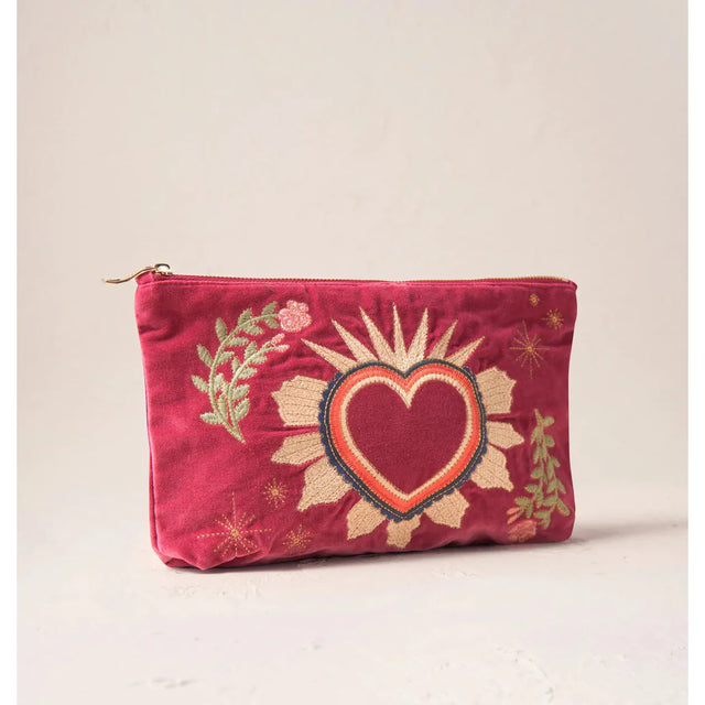Sacred Heart Rhubarb Everyday Pouch