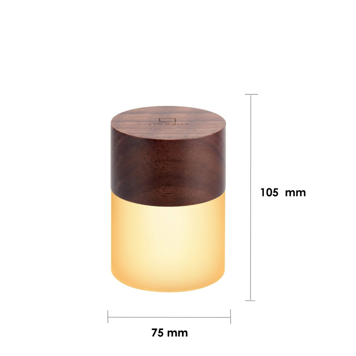 Large Lemelia Light: Walnut