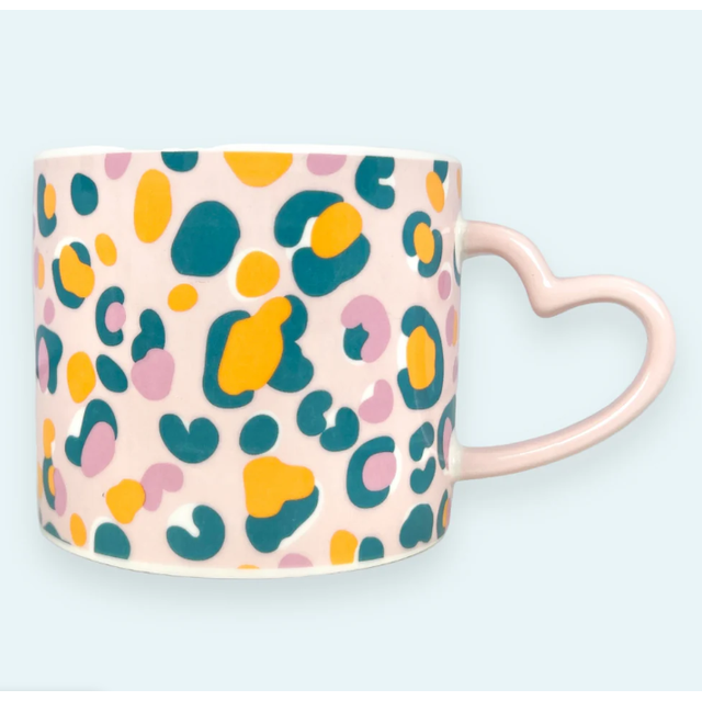 Pink Leopard Mug