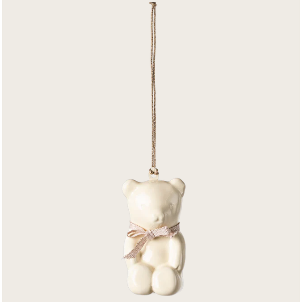 Teddy Bear Ornament: Rose