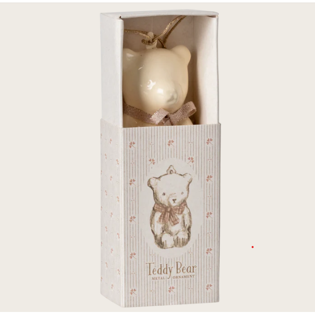 Teddy Bear Ornament: Rose