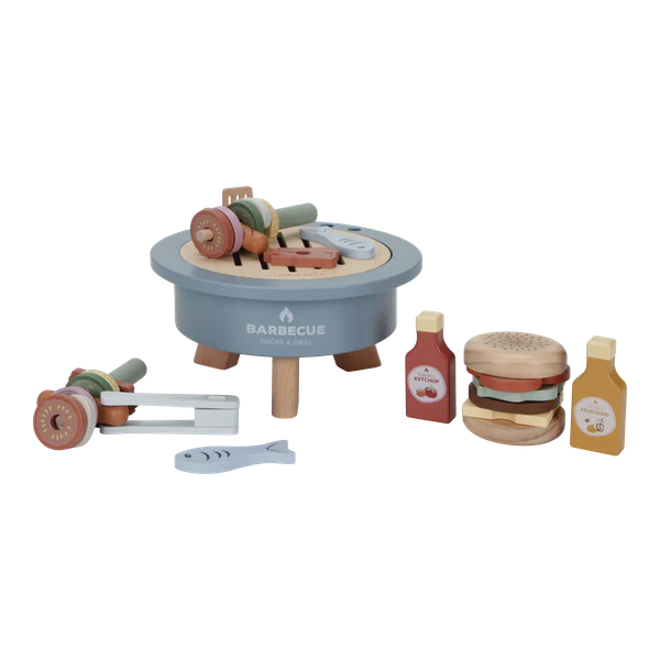 Wooden Barbecue Set