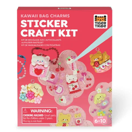 Kawaii Bag Charms Sticker Craft Kit