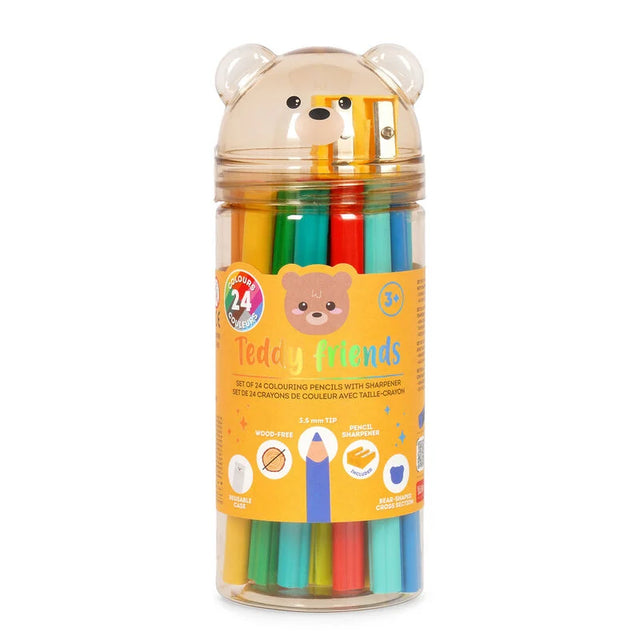 Teddy Friends Colouring Pencils