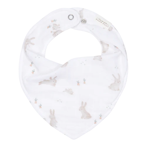 Baby Bunny Muslin Bandana Bib