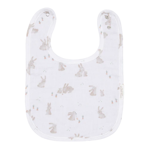 Baby Bunny Muslin Bib