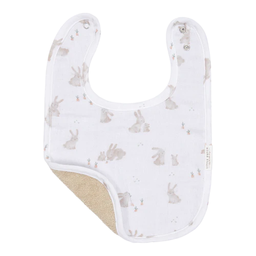 Baby Bunny Muslin Bib