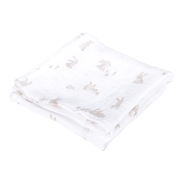 Baby Bunny Muslin Swaddles