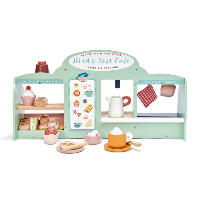 Bird's Nest Cafe Wooden Playset