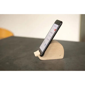 Whale Wooden Phone Stand